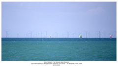 Spinnakers and wind turbines Newhaven 20 5 2022