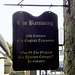 Isle of Wight - Godshill - The Batswing 16th Century Cottage sign