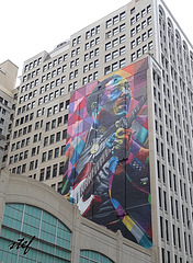 Muddy Waters' mural in Chicago