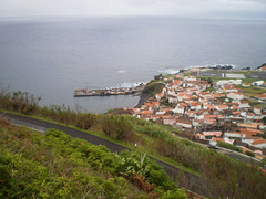 Towering view to Vila Nova do Corvo.