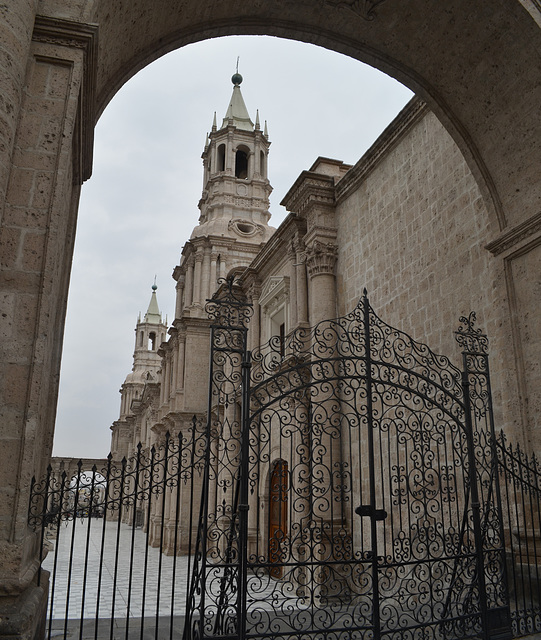 Peru, Arequipa, The Cathedral