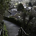 Godshill - view back from the steps up to the church