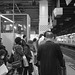 Platform crowded with people