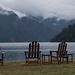 Lake Crescent WA Adirondack chairs (#1436)