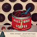 Hills Bros Coffee Ad, c1958