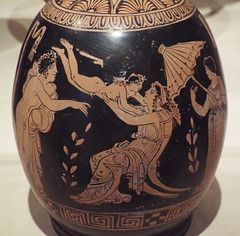 Detail of a Red-Figure Squat Lekythos Attributed to the Felton Painter in the Virginia Museum of Fine Arts, June 2018