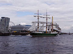 Das Segelschulschiff (Bark) ALEXANDER VON HUMBOLDT II, 2012