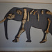 The Skeleton of a Dwarf Elephant in Megalo Chorio Museum on the Island of Tilos