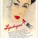 Solitair Lipstick Ad, 1946