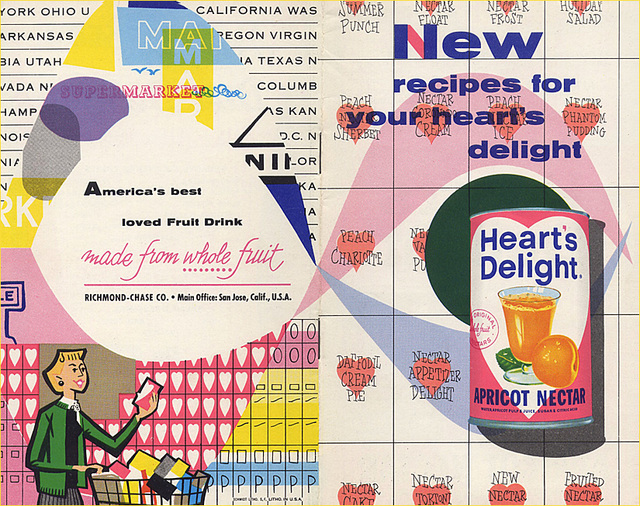 "New Recipes For Your Heart's Delight", 1957