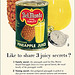 Del Monte Pineapple Juice Ad, 1954