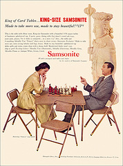 King-Size Samsonite Ad, c1959