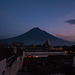 Antigua de Guatemala, Sunset over Volcano of Agua (3760 m)