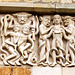 Replacement carving to frieze, west front, Lincoln Cathedral