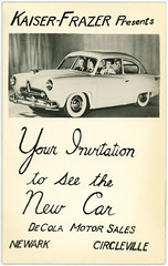 Kaiser-Frazer Presents Your Invitation to See the New Car