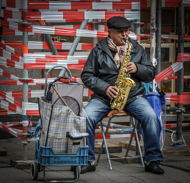 Saxophonspieler