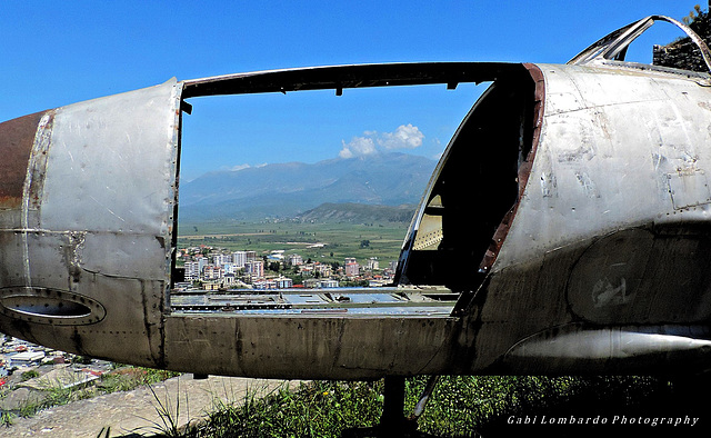 Lockheed 33T at the Fort of Gjirokastra (Albania)