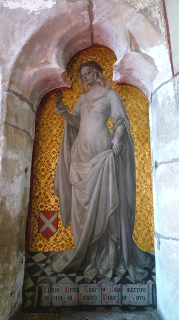 Raby Castle Chapel- Cecily, Rose of Raby