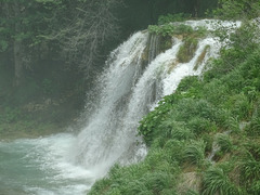 Waterfall at Plitvice lakes national park