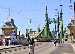 Die Freiheitsbrücke in Budapest