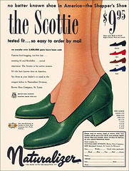 Naturalizer Shoe Ad, 1953