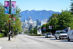 Canada 2016 – Vancouver – A view down Cambie Street