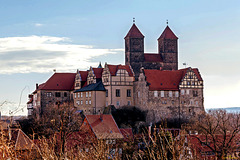 Der Schlossberg in Quedlinburg