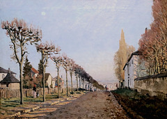 IMG 6530 Alfred Sisley  1839-1899. Paris.  Le chemin de la machine  à Louveciennes.  The path of the machine at Louveciennes. 1872.    Paris Orsay