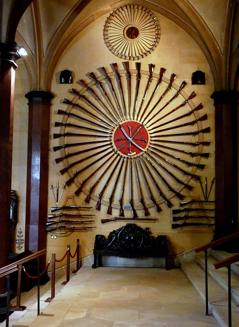 Raby Castle- Arms in the Great Hall