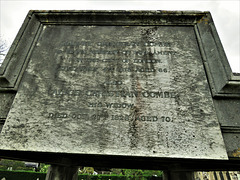 cobham church , surrey (8)tomb of harvey combe +1818