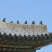 Grotesques de toit, Palais Gyeongbokgung, Séoul (Corée du Sud)