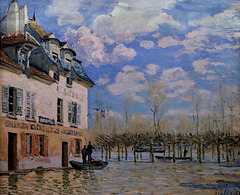 IMG 6540 Alfred Sisley  1839-1899. Paris.  La barque à Port Marly.  The boat at Port Marly.  1876.   Paris Orsay