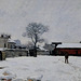 IMG 7053 Alfred Sisley. 1839-1899. Paris  Sous la neige : Cour de ferme à Marly le roi. Under the snow: Farmyard at Marly le roi.  1876.  Paris Orsay.