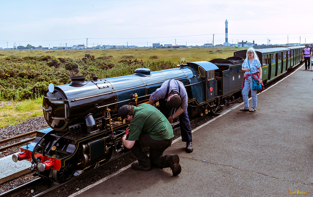 Romney, Hythe & Dymchurch Railway in Dungeness