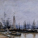 IMG 7060 Eugène Boudin. 1824-1893. Paris Deauville.    Le Port de Bordeaux. The Port of Bordeaux. 1874.     Paris Orsay
