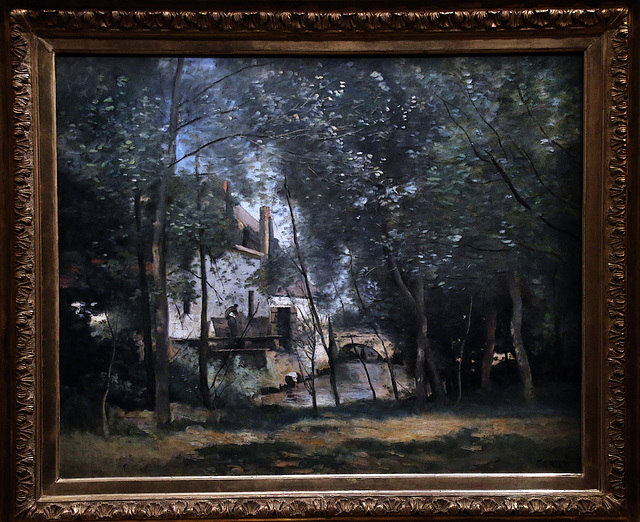 Le Moulin de Saint-Nicolas-Lez-Arras . Huile sur toile de Camille Corot . Musée d'Orsay