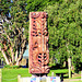 Maori Carving at Kawhia.