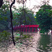 Hoan Kiem Lake in center of Hanoi