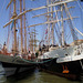 Tall ships "Pogoria" (Poland, 1980) and "Lord Nelson" (United Kingdom, 1986).