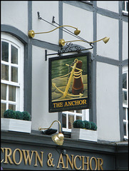 The Anchor pub sign