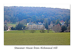Stanmer House from Richmond Hill - 1.4.2016