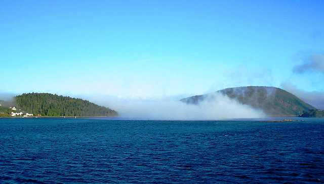NO - Tiefe Wolken über dem Oslofjord