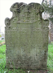 cobham church , surrey (17)c18 gravestone of kerenhappuch jelly +1749