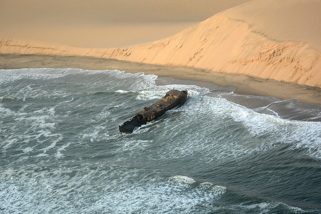 Namibia, Shawnee Shipwreck and the Dune of Namib Desert