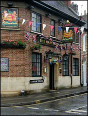 flags at the Harcourt Arms