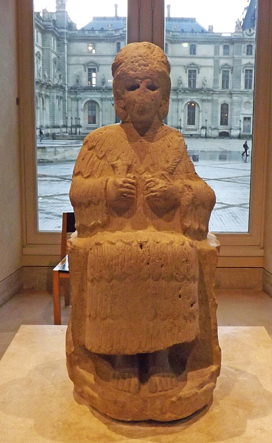 Statue of the Goddess Narundi in the Louvre, June 2013