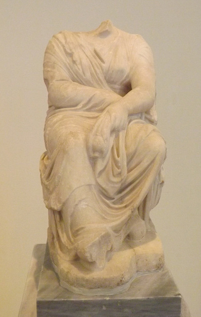 Statuette of Demeter from the Agora in the National Archaeological Museum of Athens, May 2014