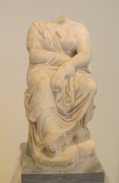 Statuette of Demeter from the Agora in the National Archaeological Museum of Athens, May 2014
