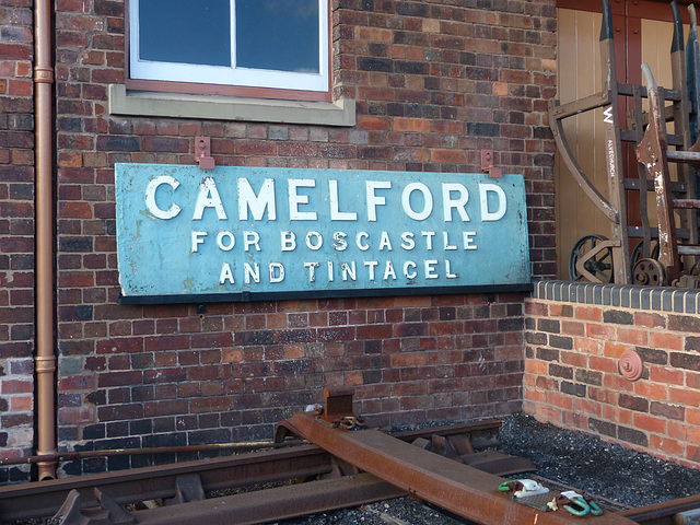 Camelford Station Sign (2) - 30 November 2018