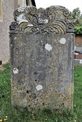 cobham church , surrey (10)gravestone of david cooper +1757
